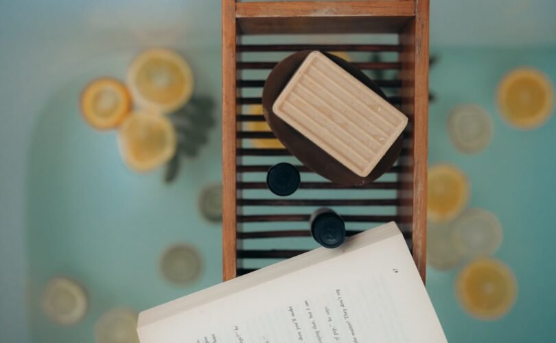 white book page on brown wooden table