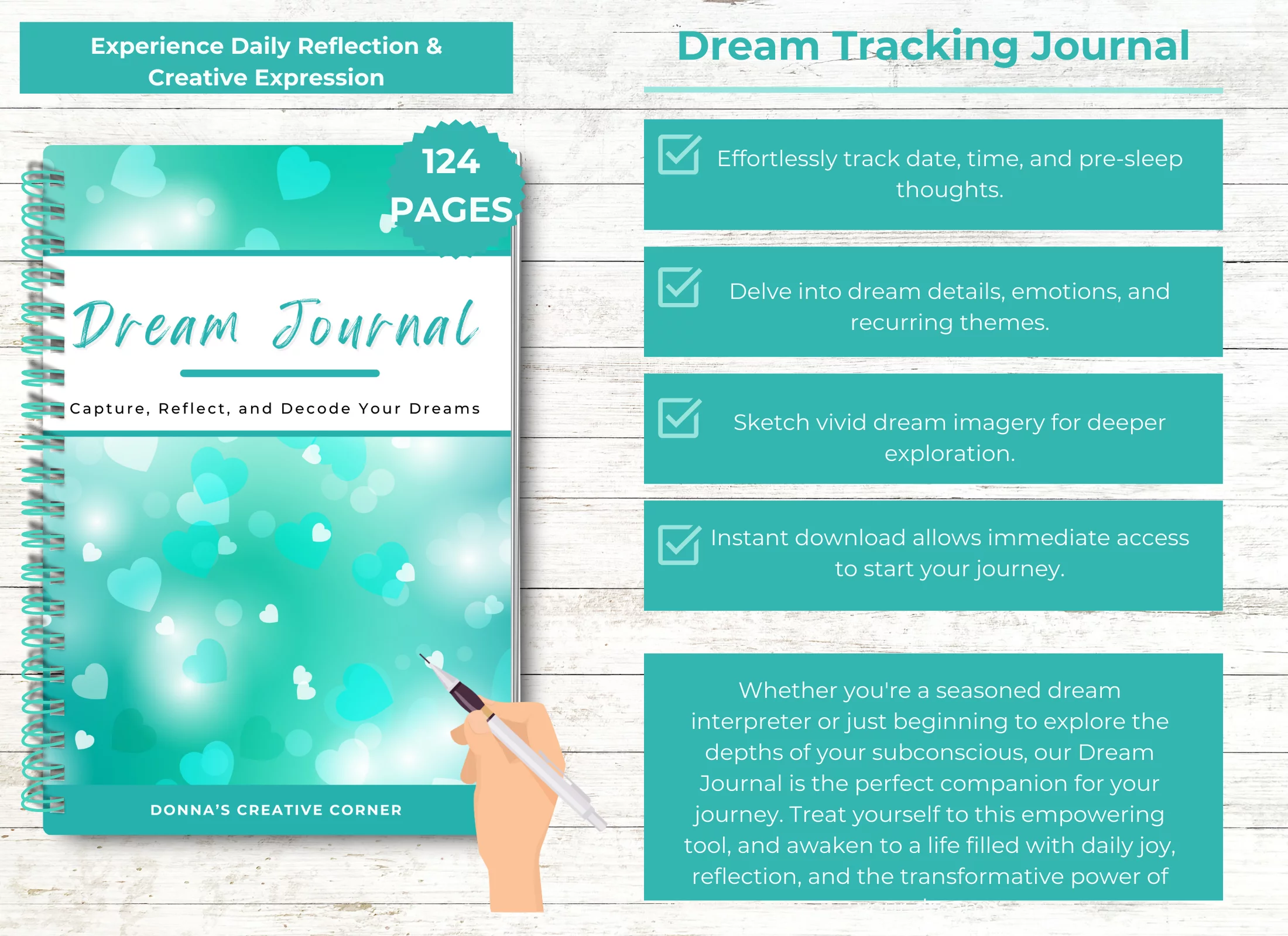 Dream Journal: Capture, Reflect, and Decode Your Dreams - Image 3
